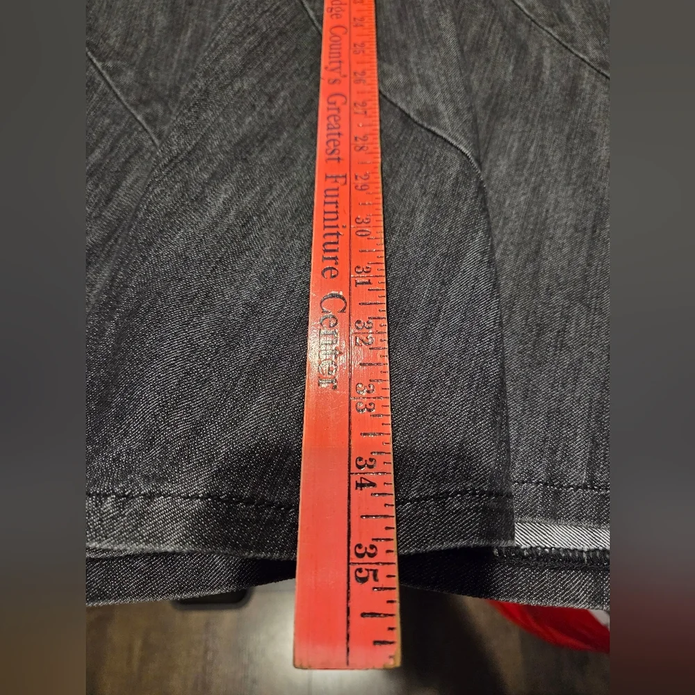 Vintage Y2K Dark Denim A-Line Maxi‎ Skirt